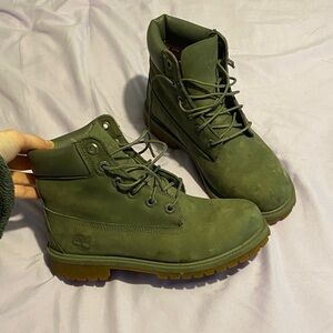 Timberland Gray Lace-Up Boots